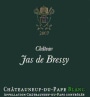 Vignobles Mousset-Barrot Chateauneuf-du-Pape Chateau Jas de Bressy Blanc 2007 Front Label