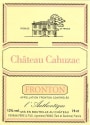 Vignobles Nicolas Gelis Fronton Chateau Cahuzac Rose 2007 Front Label