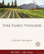 Fore Family Vineyards Cabernet Sauvignon 2009 Front Label