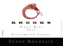 Brooks Brooks Wines Sunny Mountain Pinot Noir 2013 Front Label