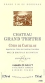 Vignobles Rollet Cotes de Bordeaux Castillon Chateau Grand Tertre 2010 Front Label