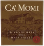 Ca' Momi Winery Rosso di Napa 2011 Front Label