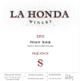 La Honda Winery Sequence Pinot Noir 2015 Front Label