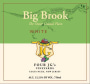 Four JG's Vineyards Big Brook White 2014 Front Label