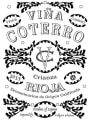 Vina Coterro Crianza 2013 Front Label