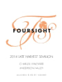 Foursight Wines Charles Vineyard Late Harvest Semillon 2014 Front Label