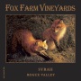 Fox Farm Vineyards & Wine Bar Syrah 2013 Front Label