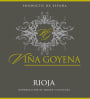 Vina Goyena Rioja 2012 Front Label
