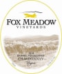 Fox Meadow Vineyards Barrel Fermented Chardonnay 2010 Front Label