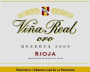 Vina Real Oro Reserva 2009 Front Label