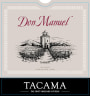 Vina Tacama Don Manuel Tannat 2013 Front Label