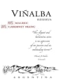 Vinalba Reserva Malbec Cabernet Franc 2013 Front Label