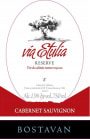 Vinaria Bostavan Via Etulia Reserve Cabernet Sauvignon 2012 Front Label