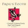 Frog's Tooth Vineyards Grenache 2010 Front Label