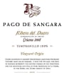 Vinedo y Bodegas Garcia Figuero Pago de Sangara Crianza 2008 Front Label