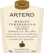 Vinedos & Bodegas Munoz Artero Crianza Merlot Tempranillo 2008 Front Label