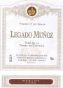 Vinedos & Bodegas Munoz Legado Munoz Vino de la Tierra Merlot 2004 Front Label