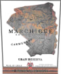 Vinedos Marchigue Gran Reserva Carmenere 2012 Front Label