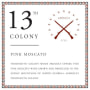 Frogtown Cellars 13th Colony Pink Moscato 2011 Front Label