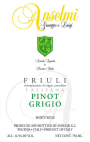 Vini Anselmi Friuli Latisana Pinot Grigio 2013 Front Label