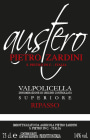 Vinicola Pietro Zardini Valpolicella Ripasso Superiore Austero 2012 Front Label