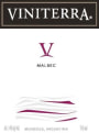 Viniterra Malbec 2013 Front Label