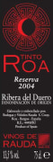 Vinos de Rauda Tinto Roa Reserva 2004 Front Label