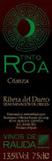 Vinos de Rauda Tinto Roa Crianza 2010 Front Label