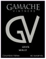 Gamache Vintners Estate Merlot 2011 Front Label