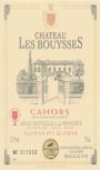 Vinovalie Cahors Les Cotes d'Olt Chateau Les Bouysses 2004 Front Label