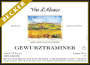 Vins Becker Gewurztraminer 2012 Front Label