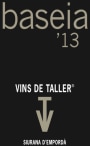 Vins de Taller Baseia 2013 Front Label
