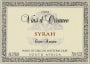 Vins d'Orrance Cuvee Ameena Syrah 2008 Front Label
