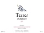 Vinyes Del Terrer Terrer d'Aubert Cabernet Sauvignon 2012 Front Label