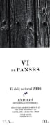 Vinyes dels Aspres Vi de Panses 2006 Front Label