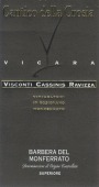Visconti Cassinis Ravizza Barbera del Monferrato Cantico della Crosia Superiore 2001 Front Label