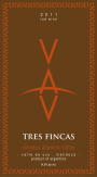 Vistaflores Estate Vinedos Altamira  VAV Tres Fincas 2011 Front Label