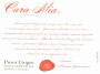 Viticoltori Friulani la Delizia Delle Venezie Cara Mia Pinot Grigio 2009 Front Label