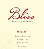 Bliss Merlot 2006 Front Label