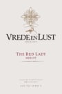 Vrede en Lust The Red Lady Merlot 2015 Front Label