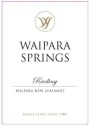 Waipara Springs Riesling 2013 Front Label