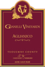 Gianelli Vineyards Aglianico 2010 Front Label