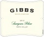 Gibbs - Napa Valley Sauvignon Blanc 2012 Front Label