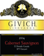 Givich Vineyards SP3 Cabernet Sauvignon 2004 Front Label