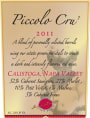 Paoletti Piccolo Cru 2011  Front Label