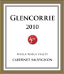 Glencorrie Winery Cabernet Sauvignon 2010 Front Label