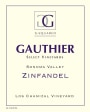 Gauthier Los Chamizal Vineyard Zinfandel 2012  Front Label