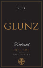 Glunz Family Winery Reserve Zinfandel 2013 Front Label