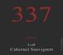 Noble Vines 337 Cabernet Sauvignon 2004  Front Label