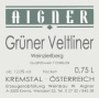 Weingut Aigner Kremser Weinzierlberg Gruner Veltliner 2010 Front Label